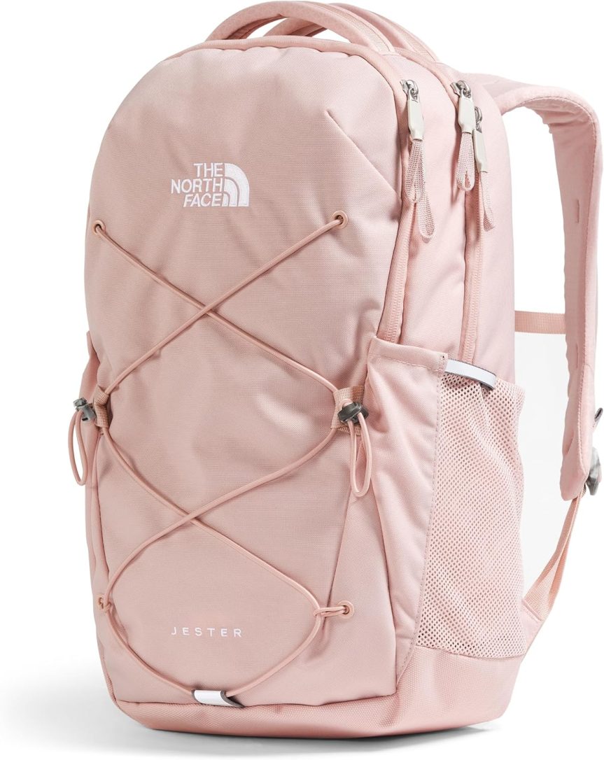 THE NORTH FACE Women's Jester Everyday Laptop Backpack | Commuter Travel Bag with Laptop Sleeve, Water-Repellent Finish, Spacious Compartment, Pink Moss, One Size - Image 2