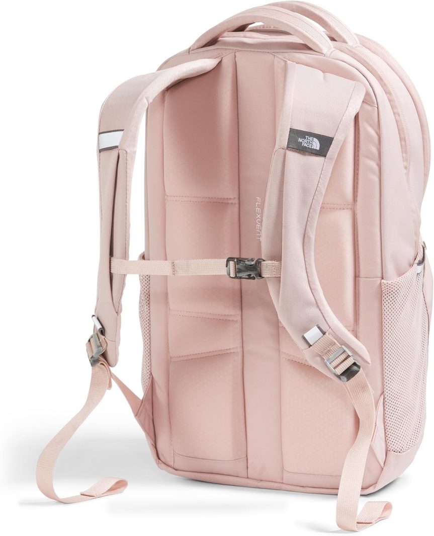 THE NORTH FACE Women's Jester Everyday Laptop Backpack | Commuter Travel Bag with Laptop Sleeve, Water-Repellent Finish, Spacious Compartment, Pink Moss, One Size - Image 3