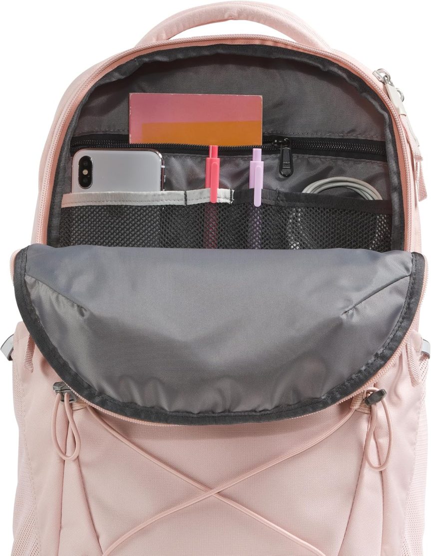 THE NORTH FACE Women's Jester Everyday Laptop Backpack | Commuter Travel Bag with Laptop Sleeve, Water-Repellent Finish, Spacious Compartment, Pink Moss, One Size - Image 4