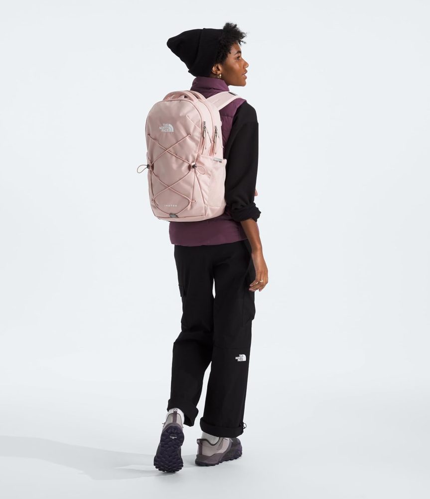 THE NORTH FACE Women's Jester Everyday Laptop Backpack | Commuter Travel Bag with Laptop Sleeve, Water-Repellent Finish, Spacious Compartment, Pink Moss, One Size - Image 6
